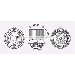 AVA Heater Blower Motor AVA QUALITY COOLING RT8635 OE Ref 272101170R