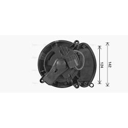 Heater Blower Motor AVA QUALITY COOLING RT8672 OE Ref 272109954R