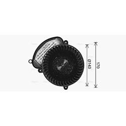 Heater Blower Motor AVA QUALITY COOLING RT8677 OE Ref 272109102R AVA QUALITY COOLING