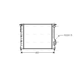 AVA Radiator AVA QUALITY COOLING RTA2133 OE Ref 60 06 000 754