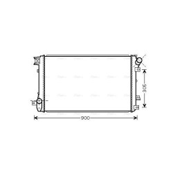 AVA Radiator AVA QUALITY COOLING RTA2408 OE Ref 4417 245