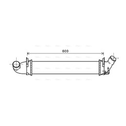 AVA Intercooler AVA QUALITY COOLING RTA4496 OE Ref 60 01 548 727