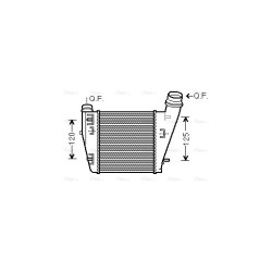 AVA Intercooler AVA QUALITY COOLING RTA4552 OE Ref 144613211R