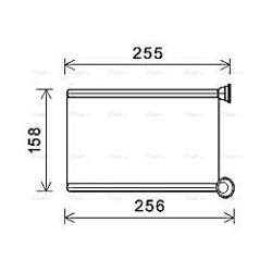 AVA Heater Matrix AVA QUALITY COOLING RTA6551 OE Ref 7701209524