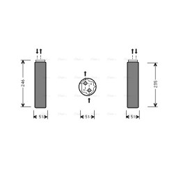 AVA AC Dryer AVA QUALITY COOLING RTD094 OE Ref 2764000QAC