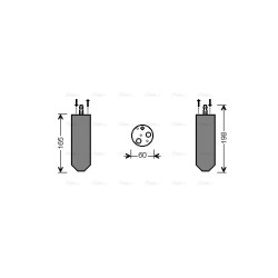 AVA AC Dryer AVA QUALITY COOLING RTD364 OE Ref 4401 618