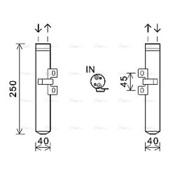 AVA AC Dryer AVA QUALITY COOLING RTD557 OE Ref 7701066738