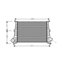 AVA Intercooler AVA QUALITY COOLING SBA4047 OE Ref 47004047