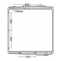 Radiator SCANIA 851542 AVA QUALITY COOLING SC2045 OE Ref 2027572
