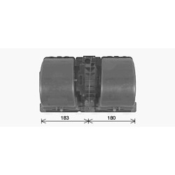 Heater Blower Motor SCANIA 854876 AVA QUALITY COOLING SC8088 OE Ref 1854877