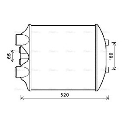 AVA Intercooler AVA QUALITY COOLING ST4040 OE Ref 6LL.145.804