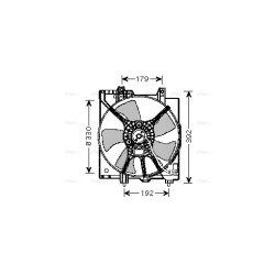 AVA Radiator Fan AVA QUALITY COOLING SU7506 OE Ref 45121FA030