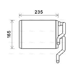 AVA Heater Matrix AVA QUALITY COOLING SUA6111 OE Ref 72130FE010