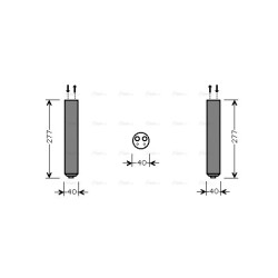 AVA AC Dryer AVA QUALITY COOLING SUD089 OE Ref 73411SA000