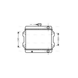 AVA Radiator AVA QUALITY COOLING SZ2003 OE Ref 1770080001