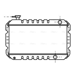 AVA Radiator AVA QUALITY COOLING SZ2008 OE Ref 1770085200