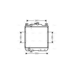 AVA Radiator AVA QUALITY COOLING SZ2018 OE Ref 1770082621