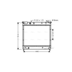 AVA Radiator AVA QUALITY COOLING SZ2036 OE Ref 1770086CB0