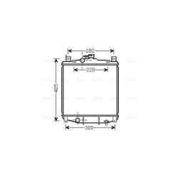 Radiator AVA QUALITY COOLING SZ2059 OE Ref 1770060B21