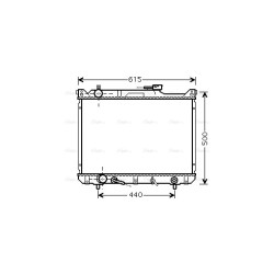 AVA Radiator AVA QUALITY COOLING SZ2073 OE Ref 1770052D11