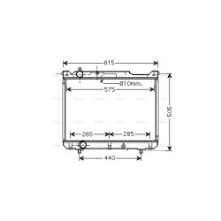 AVA Radiator AVA QUALITY COOLING SZ2099 OE Ref 17700-68DC0