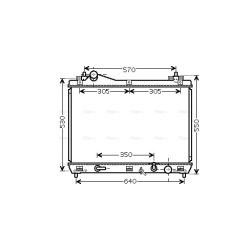 AVA Radiator AVA QUALITY COOLING SZ2102 OE Ref 17700-66J10