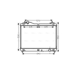 AVA Radiator AVA QUALITY COOLING SZ2103 OE Ref 1770066J20