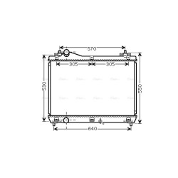 AVA Radiator AVA QUALITY COOLING SZ2104 OE Ref 1770065J20
