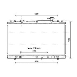 AVA Radiator AVA QUALITY COOLING SZ2126 OE Ref 1770057L30