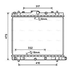 AVA Radiator AVA QUALITY COOLING SZ2136 OE Ref 1770068L50