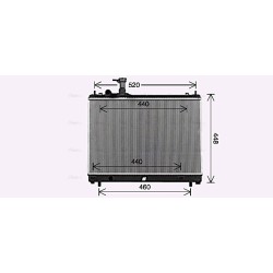 AVA Radiator AVA QUALITY COOLING SZ2161 OE Ref 1770052R00