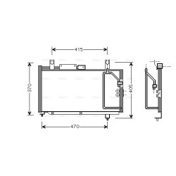 AVA AC Condenser AVA QUALITY COOLING SZ5067 OE Ref 9531060EM1