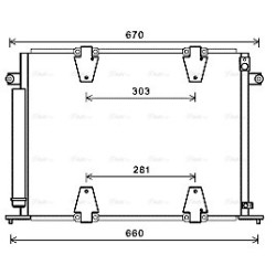 AVA AC Condenser AVA QUALITY COOLING SZ5135D OE Ref 9531054J11