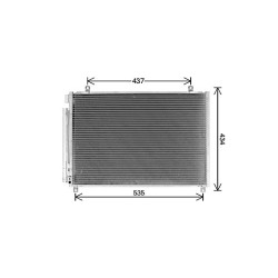 AVA AC Condenser AVA QUALITY COOLING SZ5154D OE Ref 9531052R00