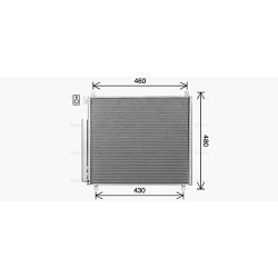 AVA AC Condenser AVA QUALITY COOLING SZ5158D OE Ref 9531081P00