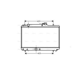 AVA Radiator AVA QUALITY COOLING SZA2035 OE Ref 1770063G00A01