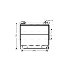 AVA Radiator AVA QUALITY COOLING SZA2074 OE Ref 17700-86CE0