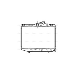 AVA Radiator AVA QUALITY COOLING TO2038 OE Ref 16400-10011