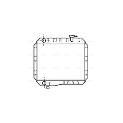 AVA Radiator AVA QUALITY COOLING TO2042 OE Ref 1640056101