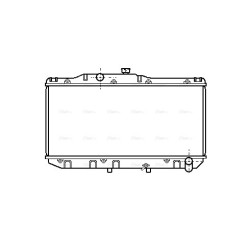 AVA Radiator AVA QUALITY COOLING TO2111 OE Ref 1640003010