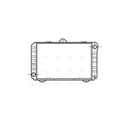 AVA Radiator AVA QUALITY COOLING TO2167 OE Ref 1640013380