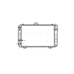AVA Radiator AVA QUALITY COOLING TO2169 OE Ref 1640073160