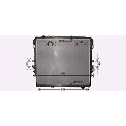 AVA Radiator AVA QUALITY COOLING TO2752 OE Ref 164000L431