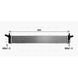 AVA Battery Cooling Radiator AVA QUALITY COOLING TO2783 OE Ref G901002010