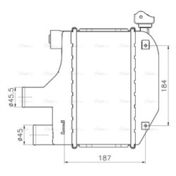 AVA Intercooler AVA QUALITY COOLING TO4793 OE Ref 17940-33020
