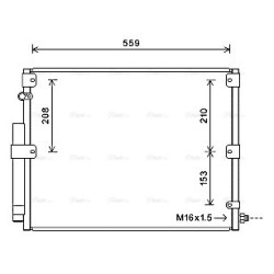 AVA AC Condenser AVA QUALITY COOLING TO5617D OE Ref 88460-60261