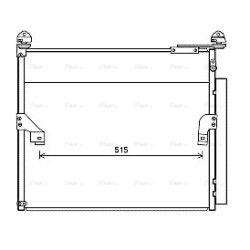 AVA AC Condenser AVA QUALITY COOLING TO5655D OE Ref 88460-60430
