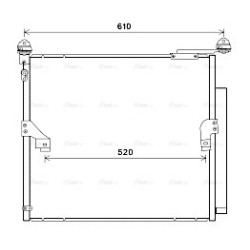 AC Condenser AVA QUALITY COOLING TO5677D OE Ref 88460-60420