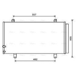 AC Condenser AVA QUALITY COOLING TO5698D OE Ref 8846033170