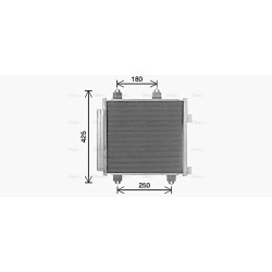 AVA AC Condenser AVA QUALITY COOLING TO5765D OE Ref 88450YV010